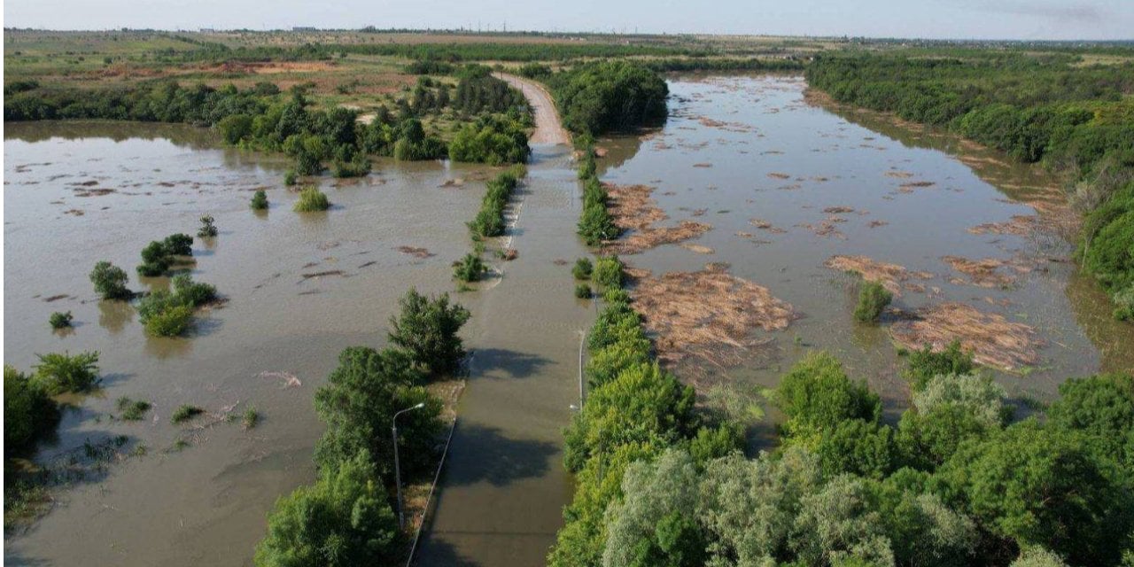 The right bank of the Kherson Oblast after the explosion of the Kakhovskaya HPP was less affected by the flood than the left bank of the Dnipro, occupied by the Russians (Photo: most.ks.ua)