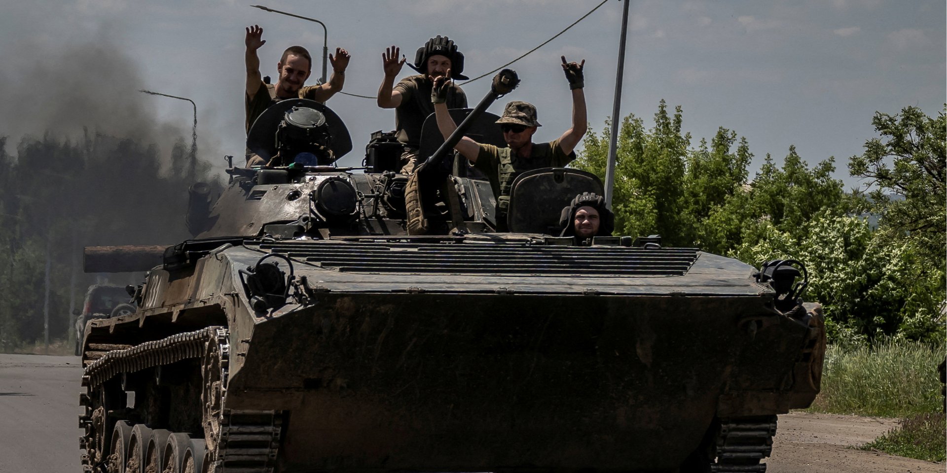Захисники України в&nbsp;районі Бахмута, червень 2023 року (Фото: REUTERS/Viacheslav Ratynskyi)