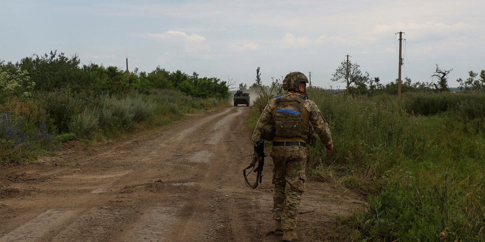 Ukrainian military in Zaporizhzhya Oblast, July 2, 2023 (Photo: Radio Free Europe/Radio Liberty/Serhii Nuzhnenko via REUTERS)