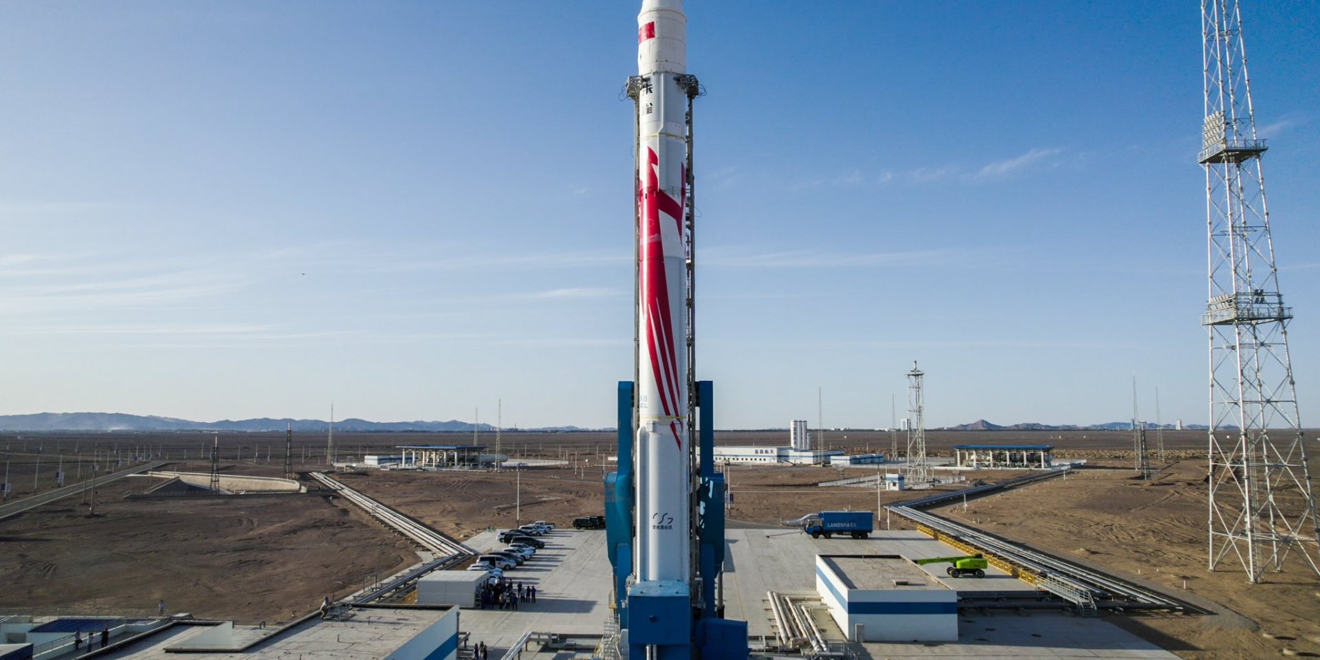 Новая ракета работает на смеси газов (Фото: LandSpace)