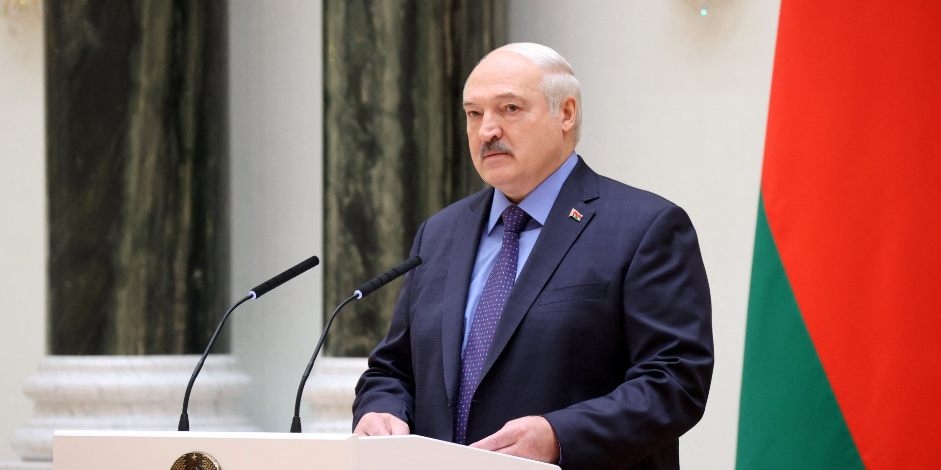 Belarusian dictator Alexander Lukashenko, June 27, 2023 (Photo: Press Service of the President of the Republic of Belarus/Handout via REUTERS)