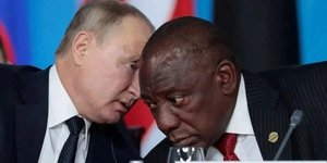 Vladimir Putin and Cyril Ramaphosa (Photo:Sergei Chirikov/Pool via REUTERS/File Photo)