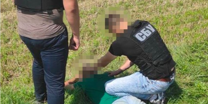 The Security Service of Ukraine has announced the arrest of an alleged Russian Federal Security Service agent (Photo: SBU/Telegram)