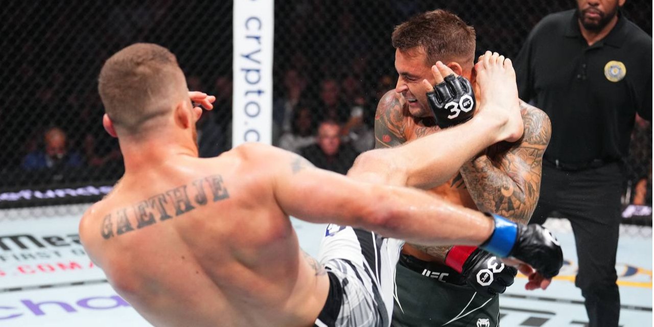 Гейджи нокаутировал Порье (Фото: UFC 291)