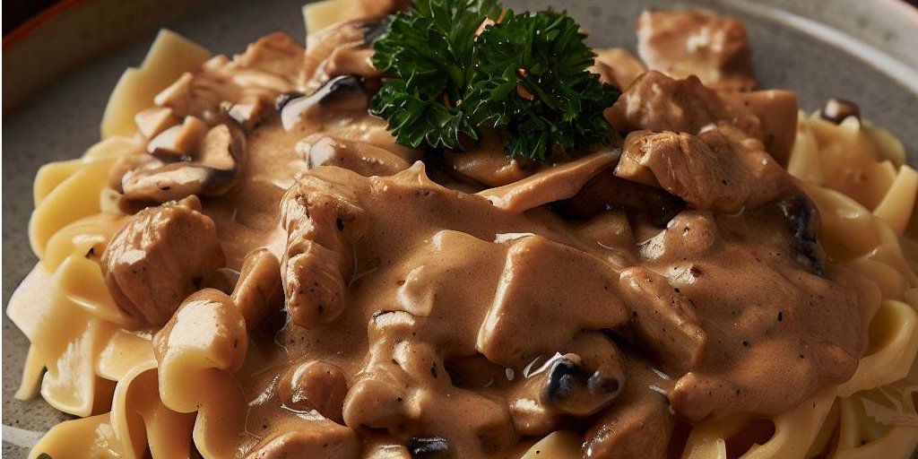 Неперевершений курячий бефстроганов (Фото: Штучний інтелект/Bing, NV)