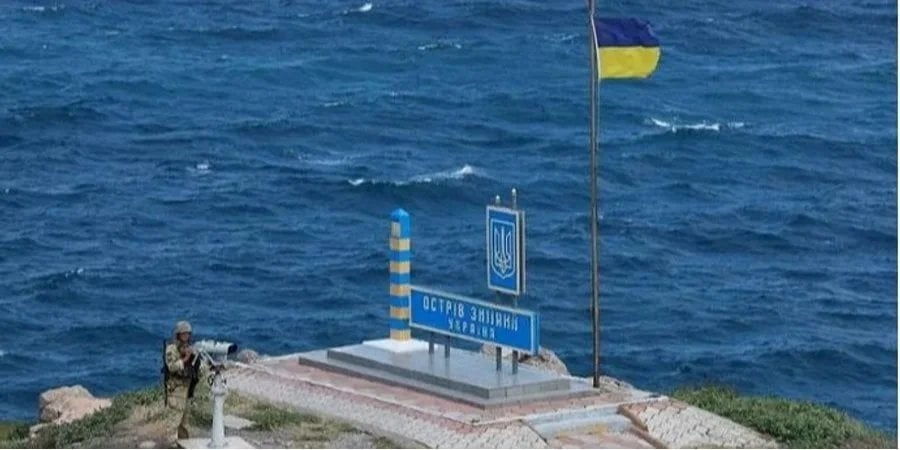 Russian troops dropped bombs on Snake Island three times in July (Photo: General Staff of the Ukrainian Armed Forces)