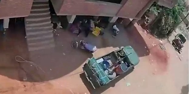 Attack on Wagner's forces in Sudan (Photo: Video screenshot CNN)
