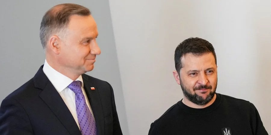 Andrzej Duda and Volodymyr Zelenskyy (Photo: REUTERS/Aleksandra Szmigiel)