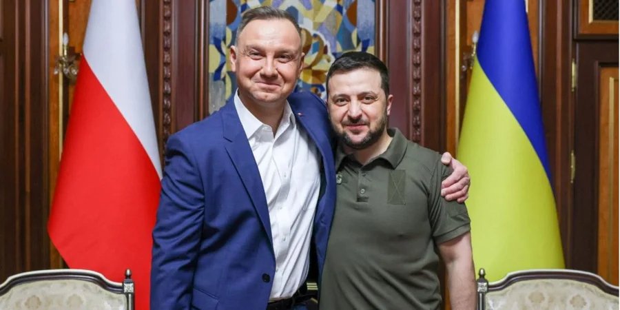 Andrzej Duda and Volodymyr Zelenskyy (Photo: Jakub Szymczuk/REUTERS)