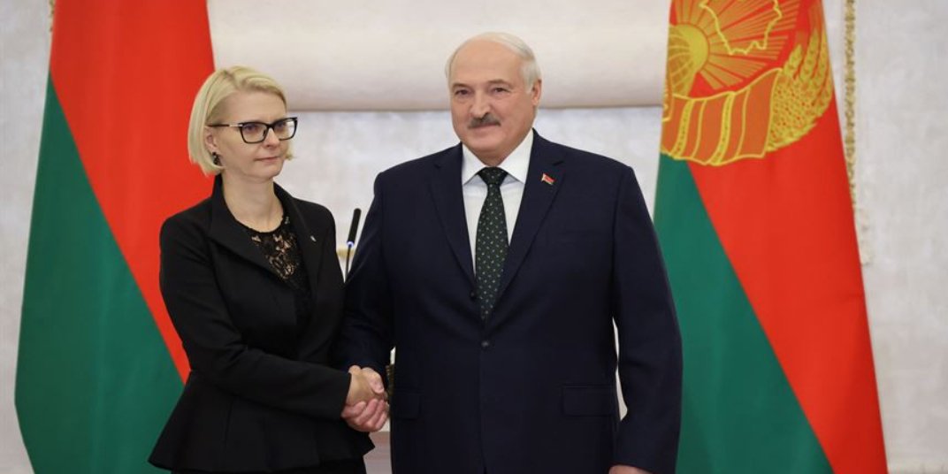 Это первый случай за 3 года, когда посол страны ЕС вручает верительные грамоты Лукашенко (Фото: belta.by)