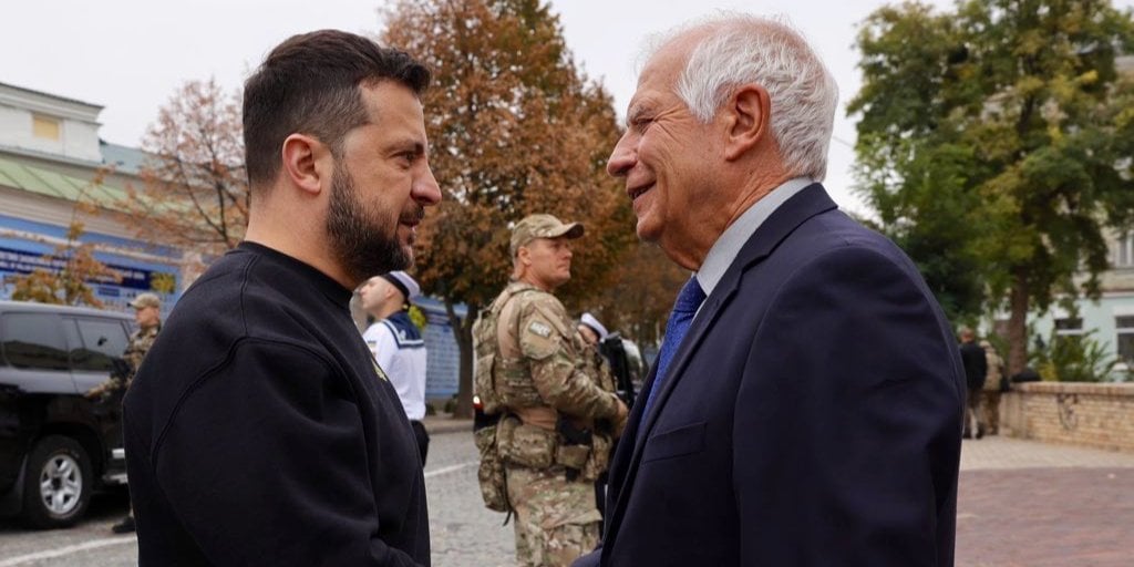 Zelenskyy and Borrell in Kyiv (Photo: @JosepBorrellF / Twitter)