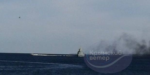 The carrier of the cruise missiles Buyan (Photo: https://t.me/Crimeanwind)