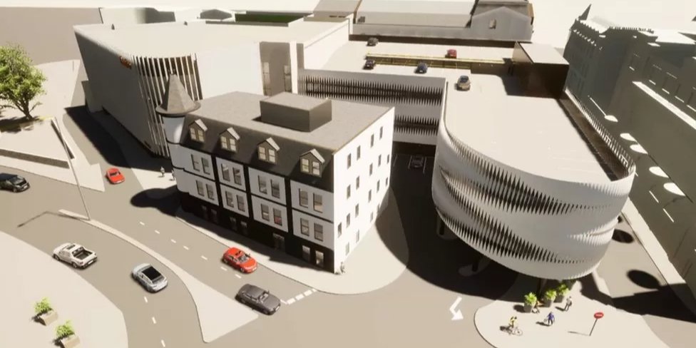 Пропоновані плани нової забудови в Дугласі (Фото: DG ARCHITECTS)