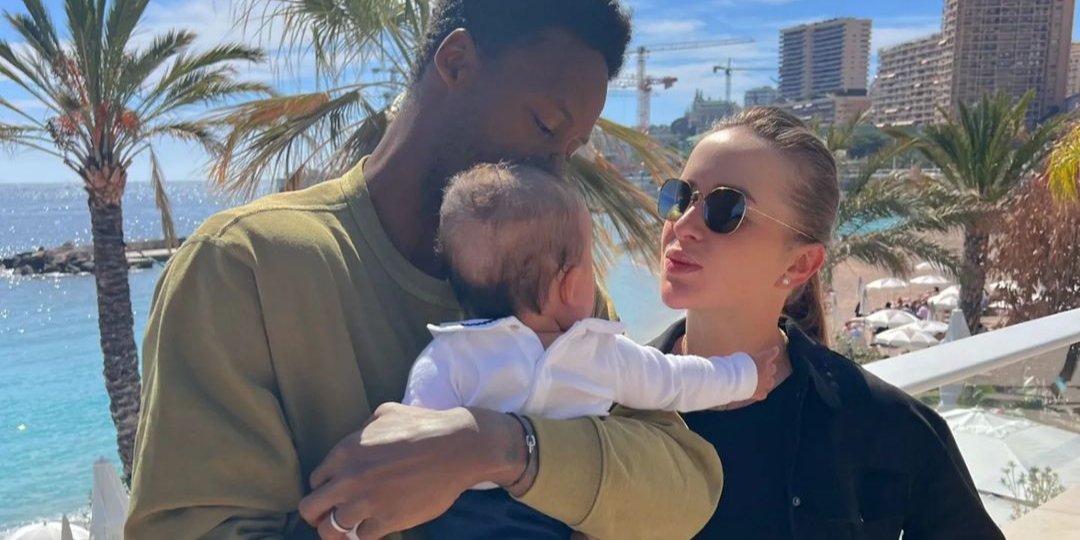 Еліна Світоліна та Гаель Монфіс з донькою Скай (Фото: @iamgaelmonfils/Instagram)