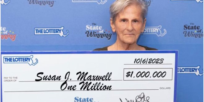В США прабабушка выиграла в лотерею $1 миллион (Фото: Massachusetts State Lottery)