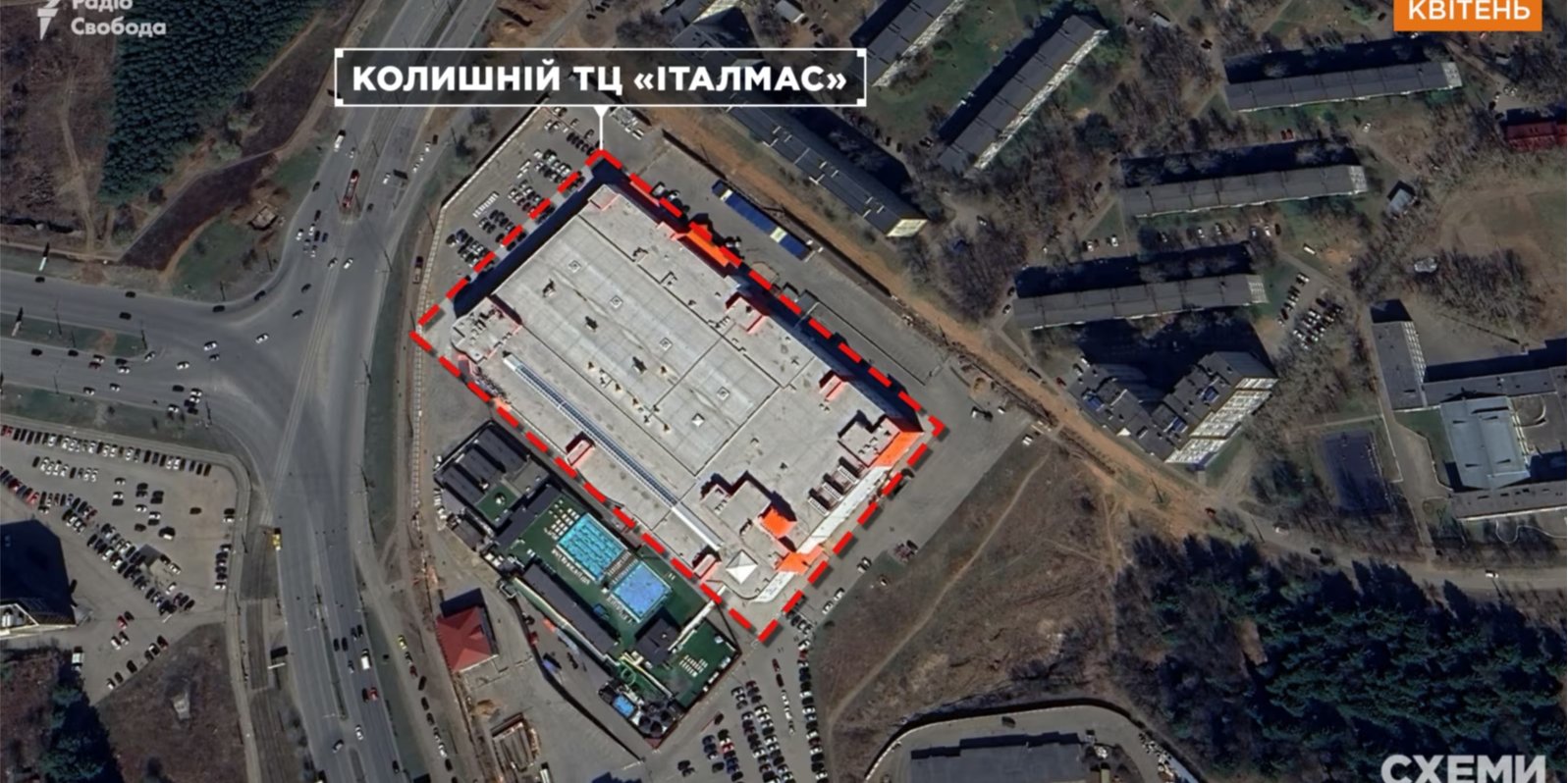 Країна-агресор Росія провела презентацію дронів у торговому центрі Італмас, який викупив Концерн Калашніков (Фото: Схеми)