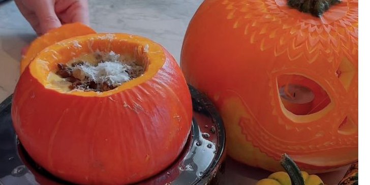 Крученики з курятини та гарбузового соусу (Фото: Скріншот Facebook/https:yuriikovryzhenkochef)