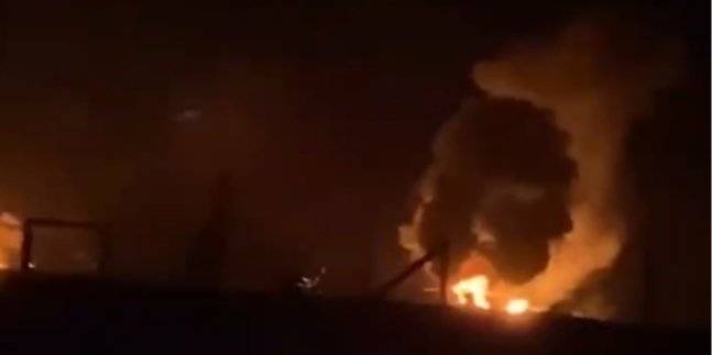 Attack on the airfield of the occupiers in Berdyansk (Photo: Screenshot of the video of Russian propagandists)