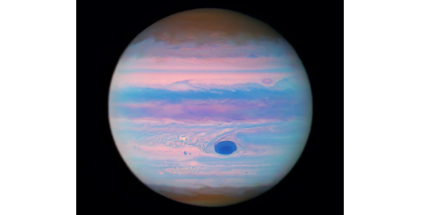 Новый снимок Юпитера (Фото: NASA, ESA, and M. Wong (University of California — Berkeley))