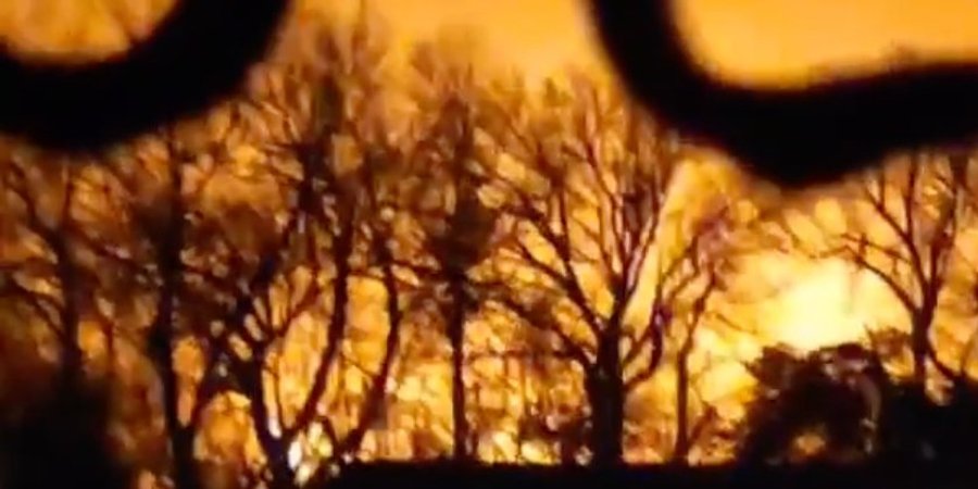 Удар БПЛА по воинской части в Джанкое (Фото:Кадр из видео Крымские Партизаны/Telegram)