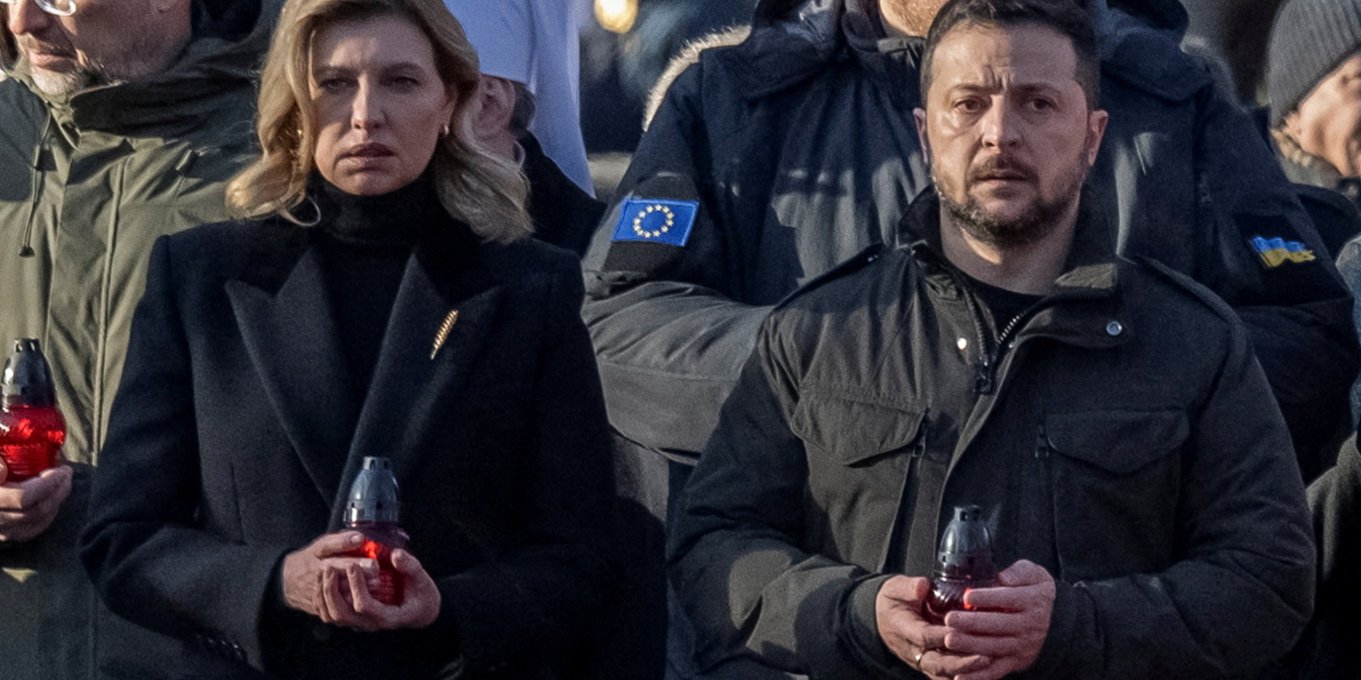 Президент України Володимир Зеленський і перша леді Олена Зеленська (Фото: REUTERS/Viacheslav Ratynskyi)