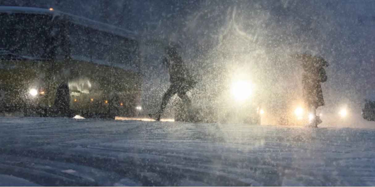 Snowfall in Kyiv (Photo: REUTERS/Gleb Garanich)
