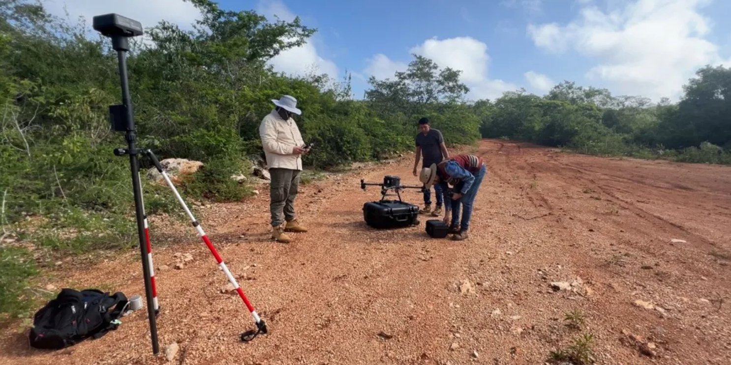 Дорогу виявила мексиканська служба INAH за допомогою дронів із LiDAR. (Фото: INAH/Археологічна зона Ушмаль)