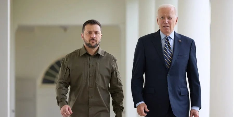 Meeting between Volodymyr Zelenskyi and Joe Biden in the White House, September 2023 (Photo: Reuters)
