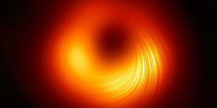 Сверхмассивная чёрная дыра в центре галактики М 87 (Фото: Event Horizon Telescope)
