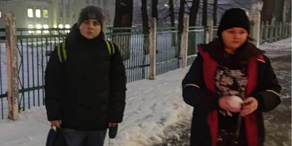 Детей с собакой не пустили в бомбоубежище во время ракетной атаки (Фото: @Тетяна Даниленко/Facebook)
