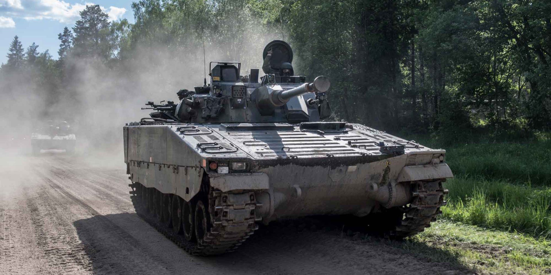 CV90 infantry fighting vehicles (Photo: Armed Forces of Sweden)