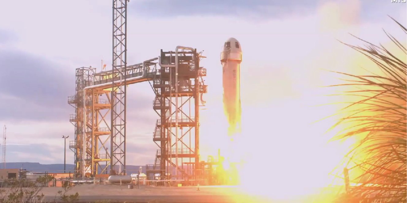24-ая миссия New Shepard (Фото: Скриншот из видео Blue Origin)