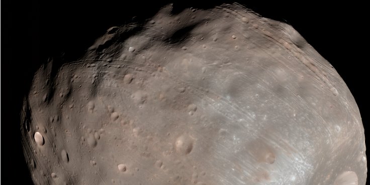 Спутник Марса Фобос (Фото: NASA/JPL-Caltech/University of Arizona)