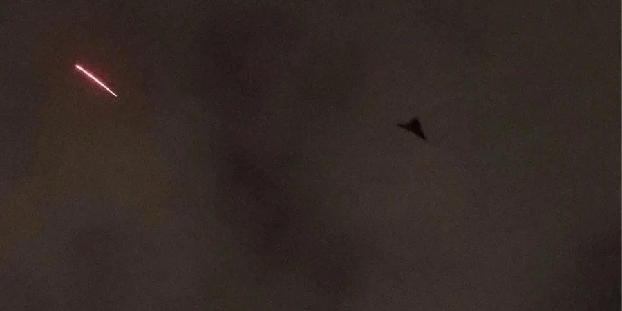 A kamikaze drone launched by Russia in the sky over Kyiv (Photo: REUTERS/Gleb Garanich)