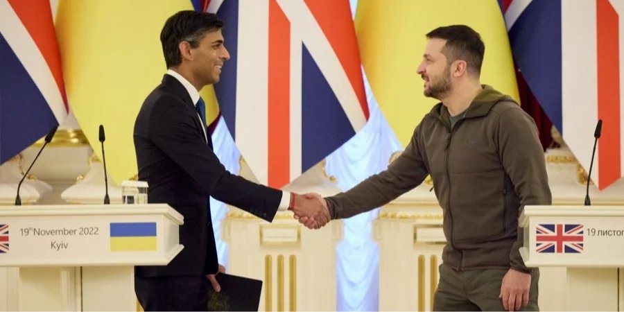 Rishi Sunak and Volodymyr Zelenskyy (Photo: President's Office)