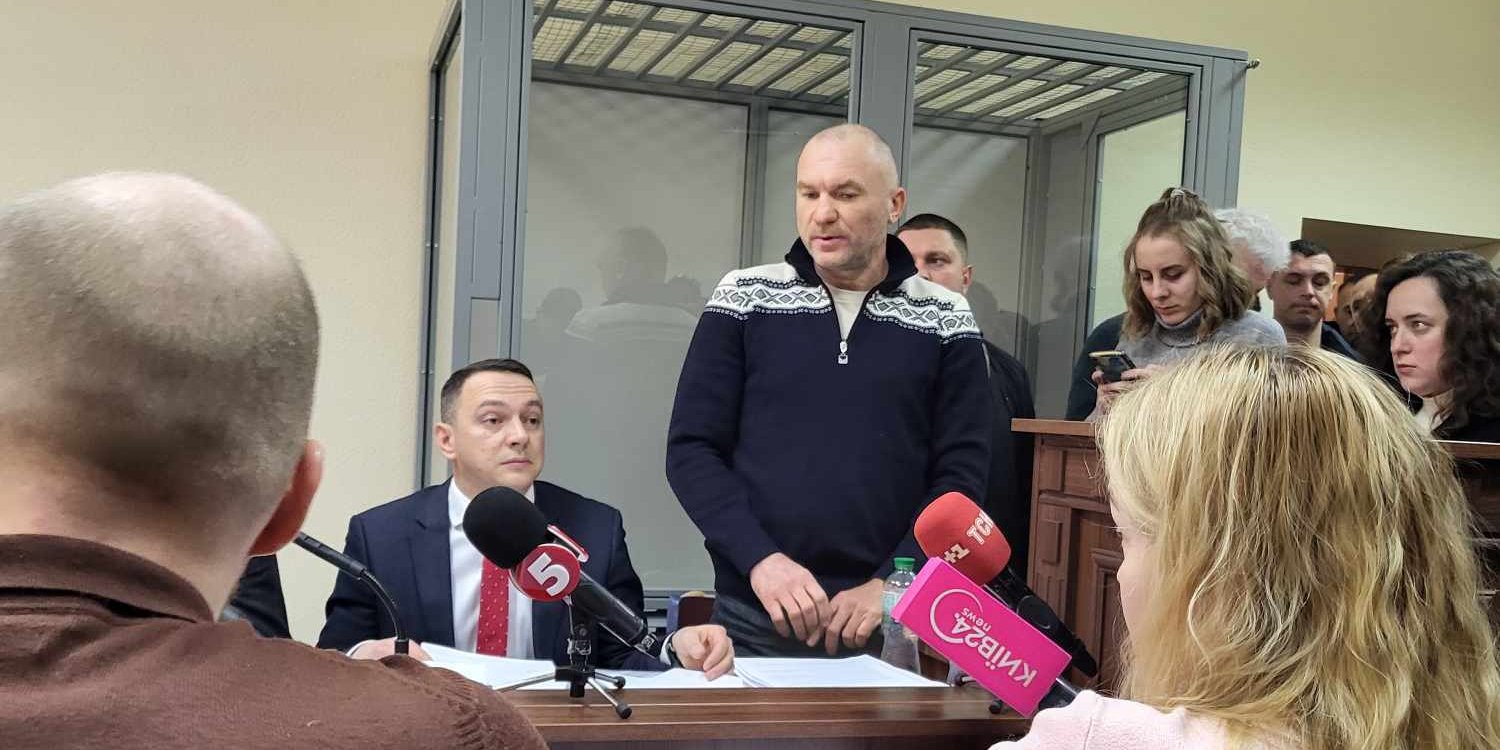Ihor Mazepa in the courtroom on January 19, 2024 (Photo: Oleksandra Nekrashchuk / NV)