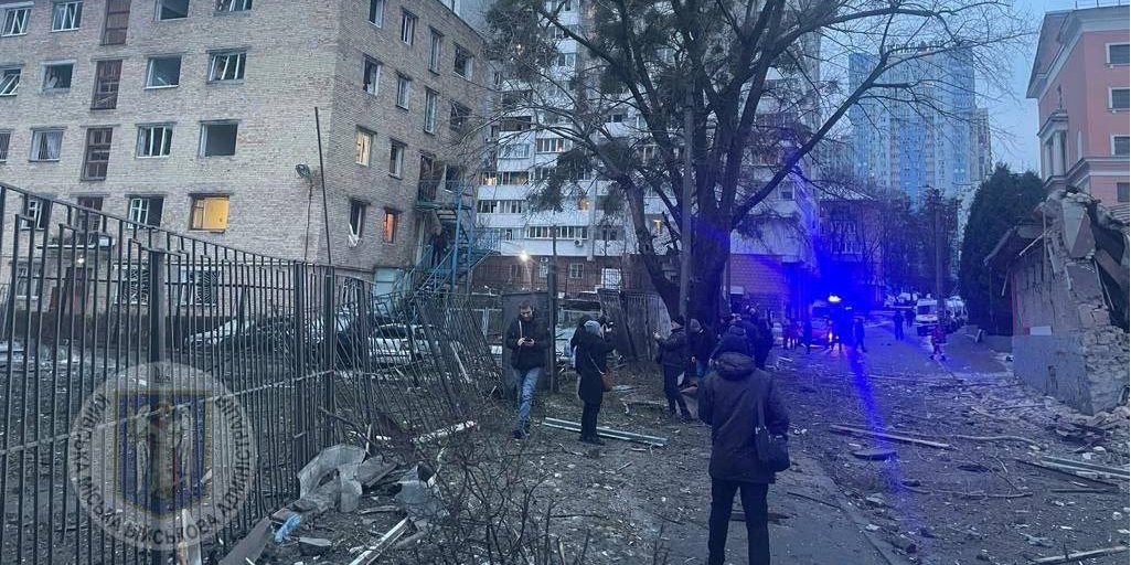 Consequences of the Russian missile attack on Kyiv (Photo: Kyiv City State Administration)