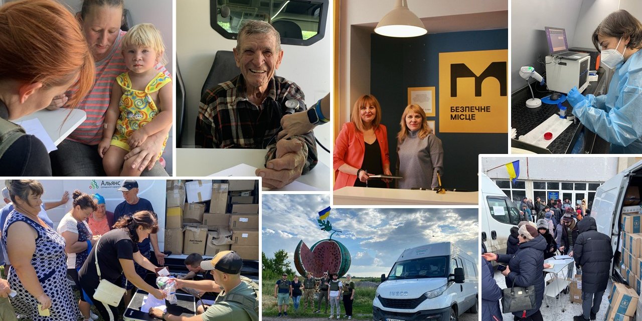 Гуманітарна підтримка українців (Фото: Альянс громадського здоровʼя)
