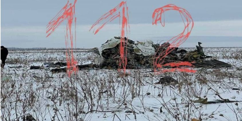 Il-76 wreckage (Photo: 112 / Telegram)