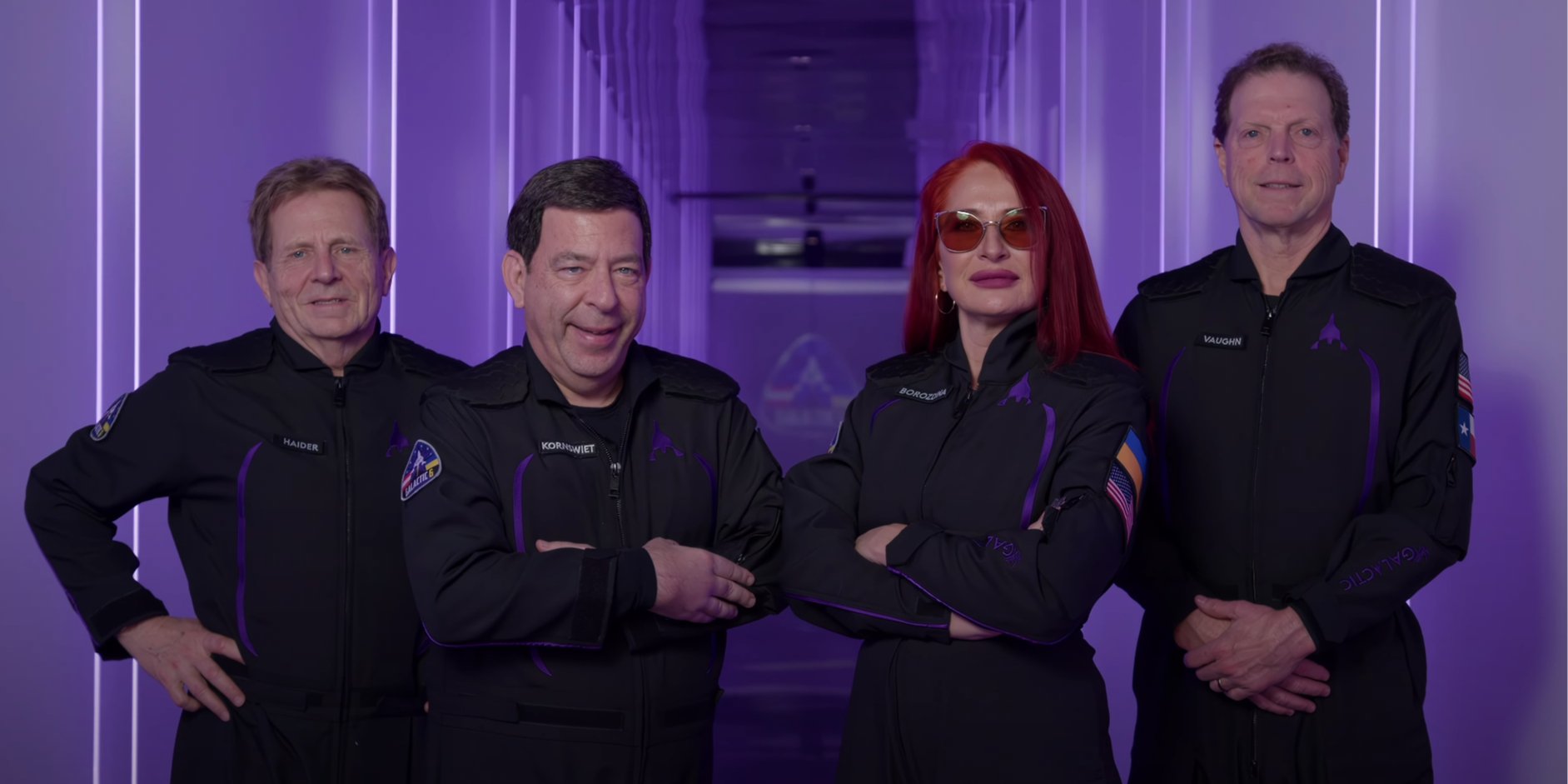 Ліна Бороздіна стала 23 астронавтом на борту Unity (Фото: Скриншот з відео Virgin Galactic / YouTube)