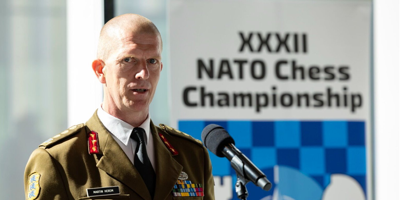 Martin Herem (Photo: Estonian Defence Forces/Twitter)
