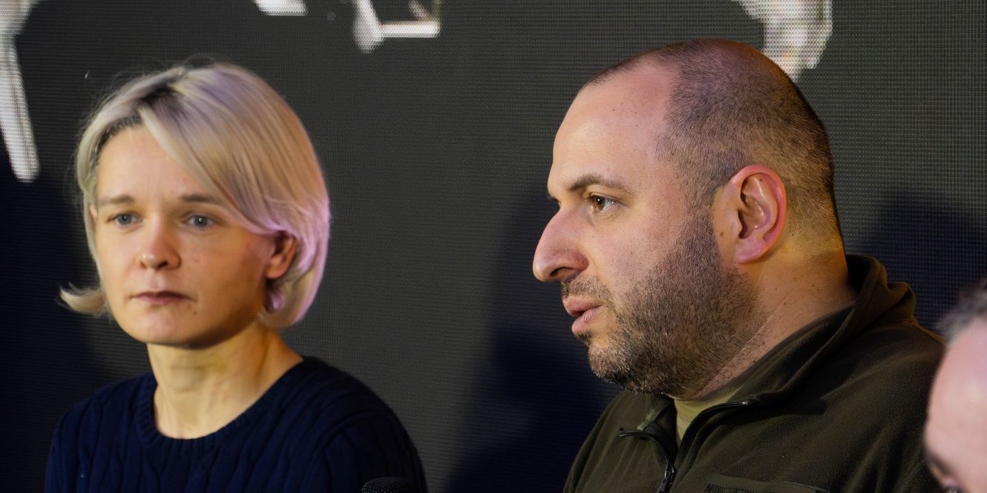 Marina Bezrukova and Rustem Umerov (Photo: www.facebook.com/rustemumerov.ua)
