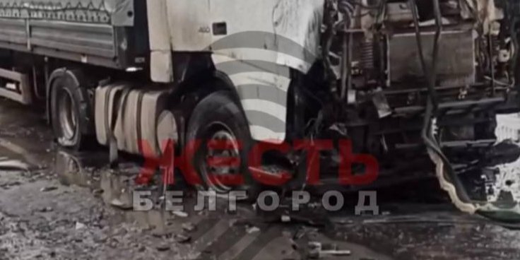 Consequences of the attack on Russian Belgorod (Photo: Скриншот з відео/ Пепел/ Telegram)
