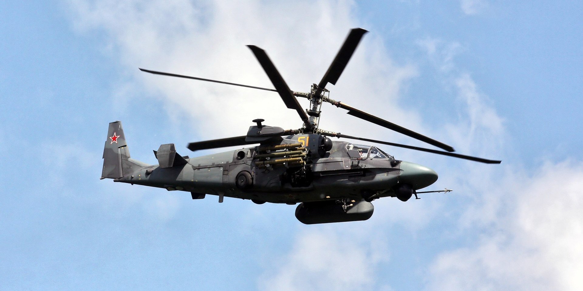 Russian Ka-52 Alligator helicopter (Photo: Vitaly Kuzmin/Wikimedia)
