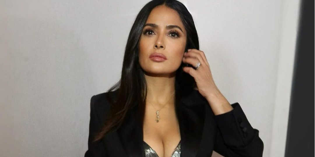 Сальма Хайєк на показі Alexander McQueen (Фото: salmahayek/Instagram)