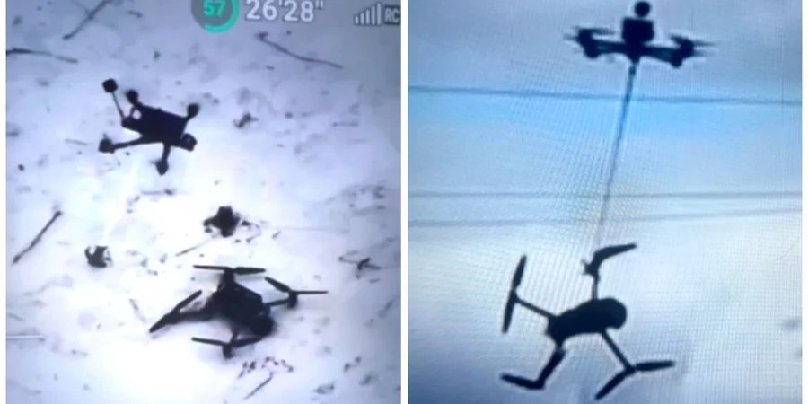 Watch the Ukrainian military's skillful drone rescue operation, saving vital intelligence data from enemy hands in the Kherson Oblast (Photo: Колаж NV)