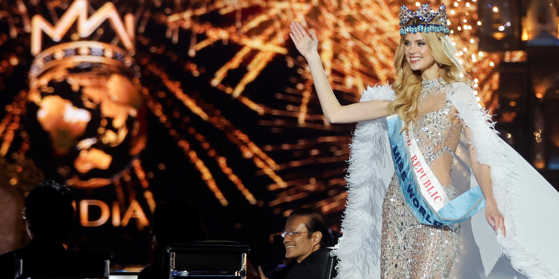 На конкурсі краси Міс Світу 2024 перемогла представниця Чехії Христина Пишкова (Фото: REUTERS/Francis Mascarenhas)