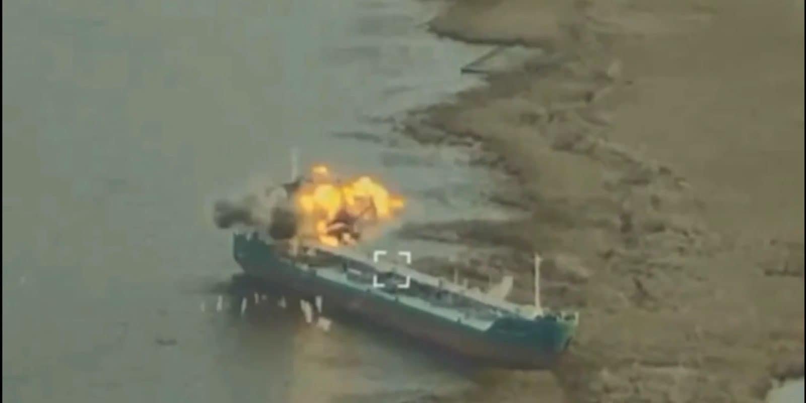 Russian tanker Mechanic Pogodin (Photo: ВМС ЗСУ України/Facebook)