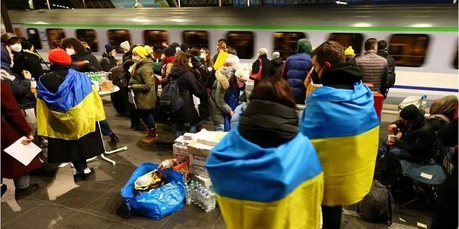 Ukrainians abroad (Photo: Fabrizio Bensch/REUTERS)