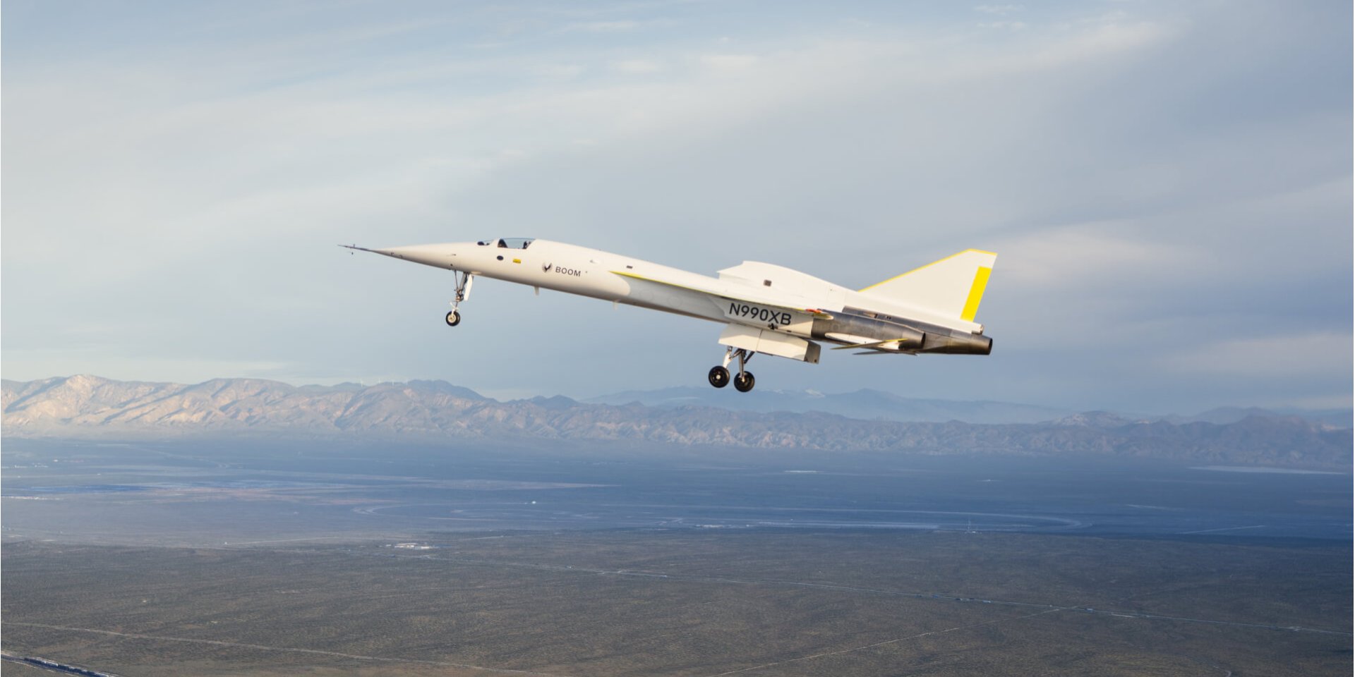 XB-1 совершил первый полет (Фото: Boom Supersonic)